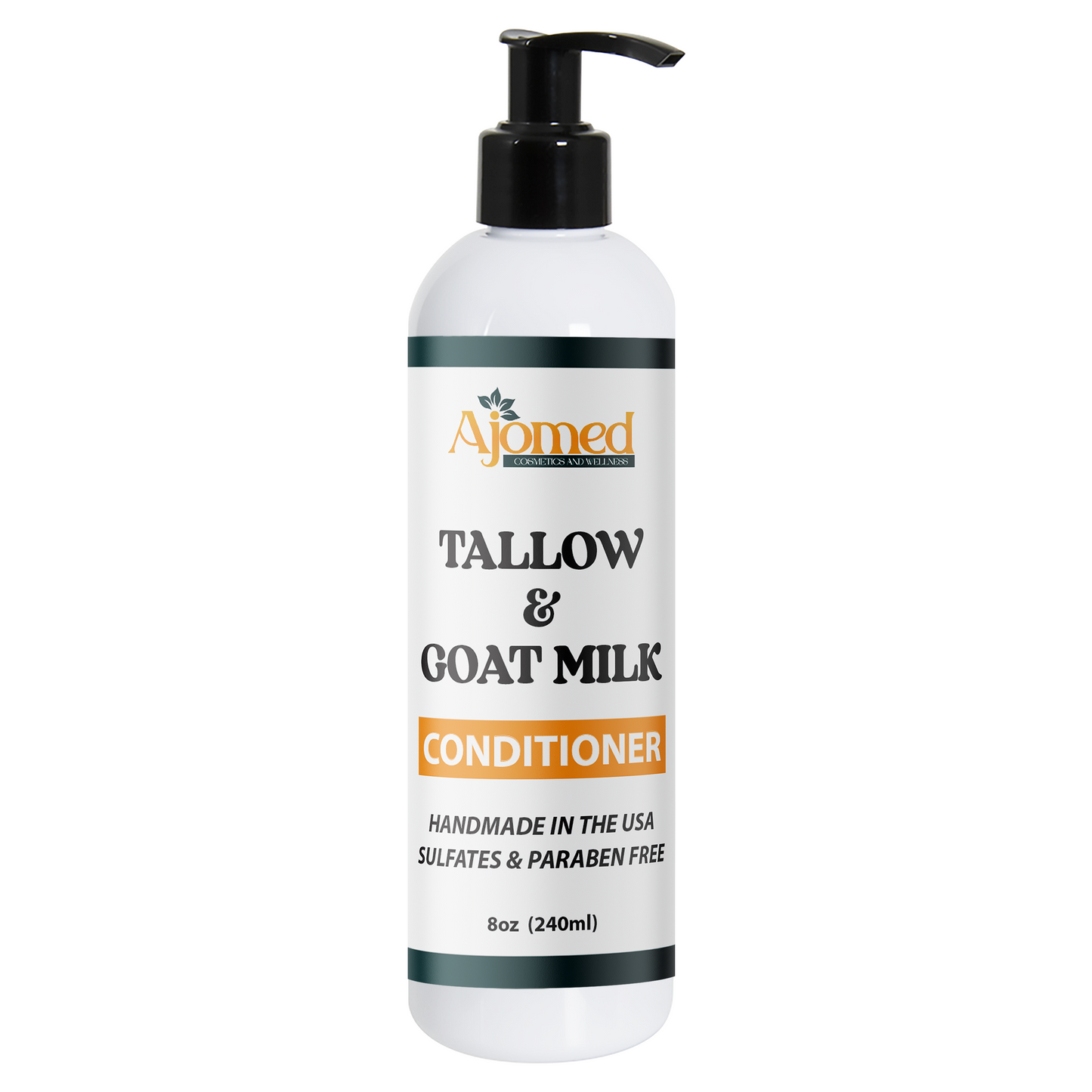 Tallow & Goat Milk shampoo & conditioner set -Hair growth fragrance free handmade
