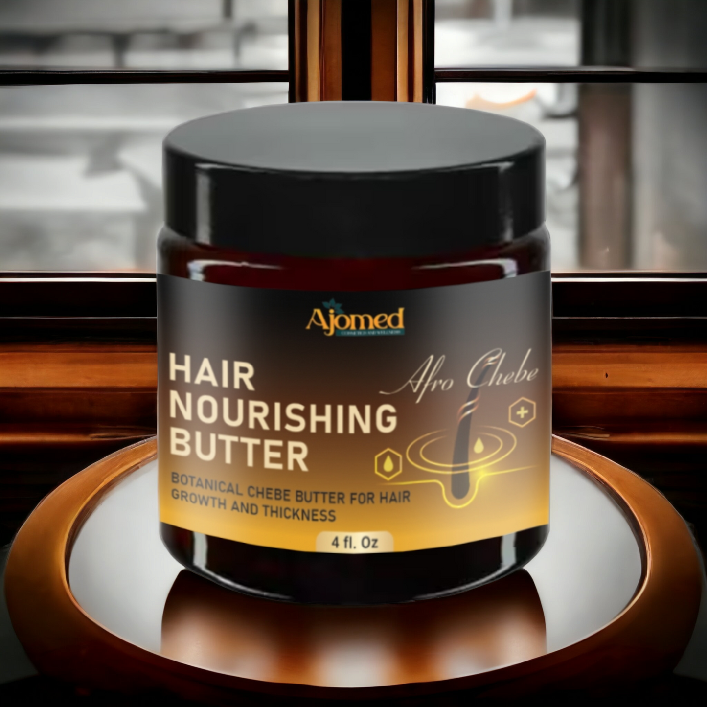 Chebe Hair Growth Butter - Hair Growth, Hair Breakage- Deep Conditioner - 4 Fl. Oz