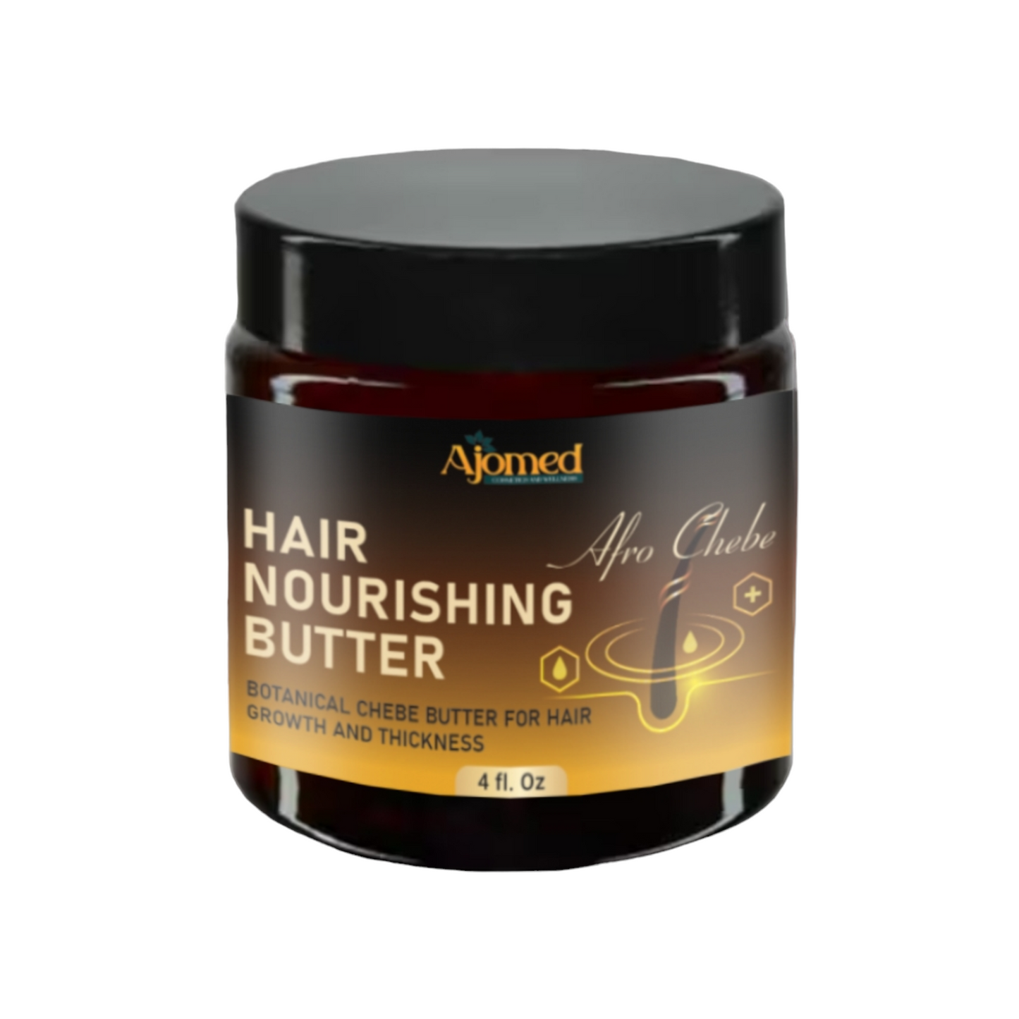 Chebe Hair Growth Butter - Hair Growth, Hair Breakage- Deep Conditioner - 4 Fl. Oz