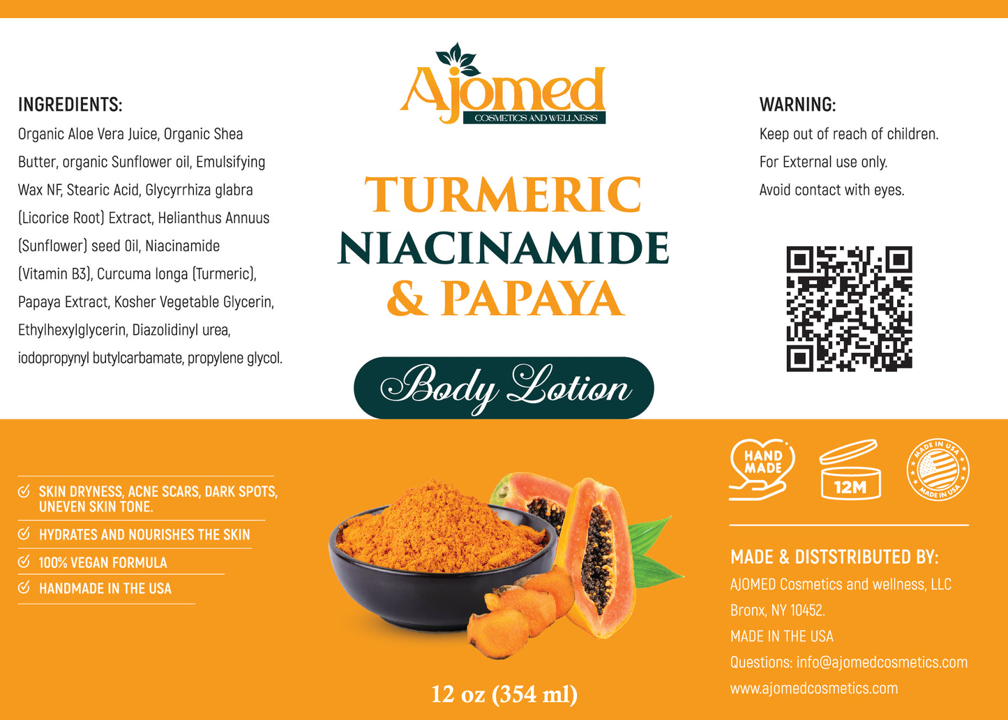 Turmeric & Kojic Acid Body Lotion