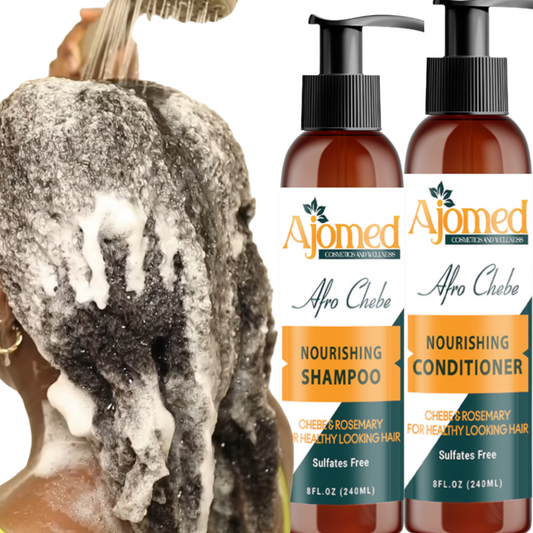 Rosemary & Chebe Shampoo & Conditioner Set for Hair Growth - Deep Nourishment and Conditioning of Hair