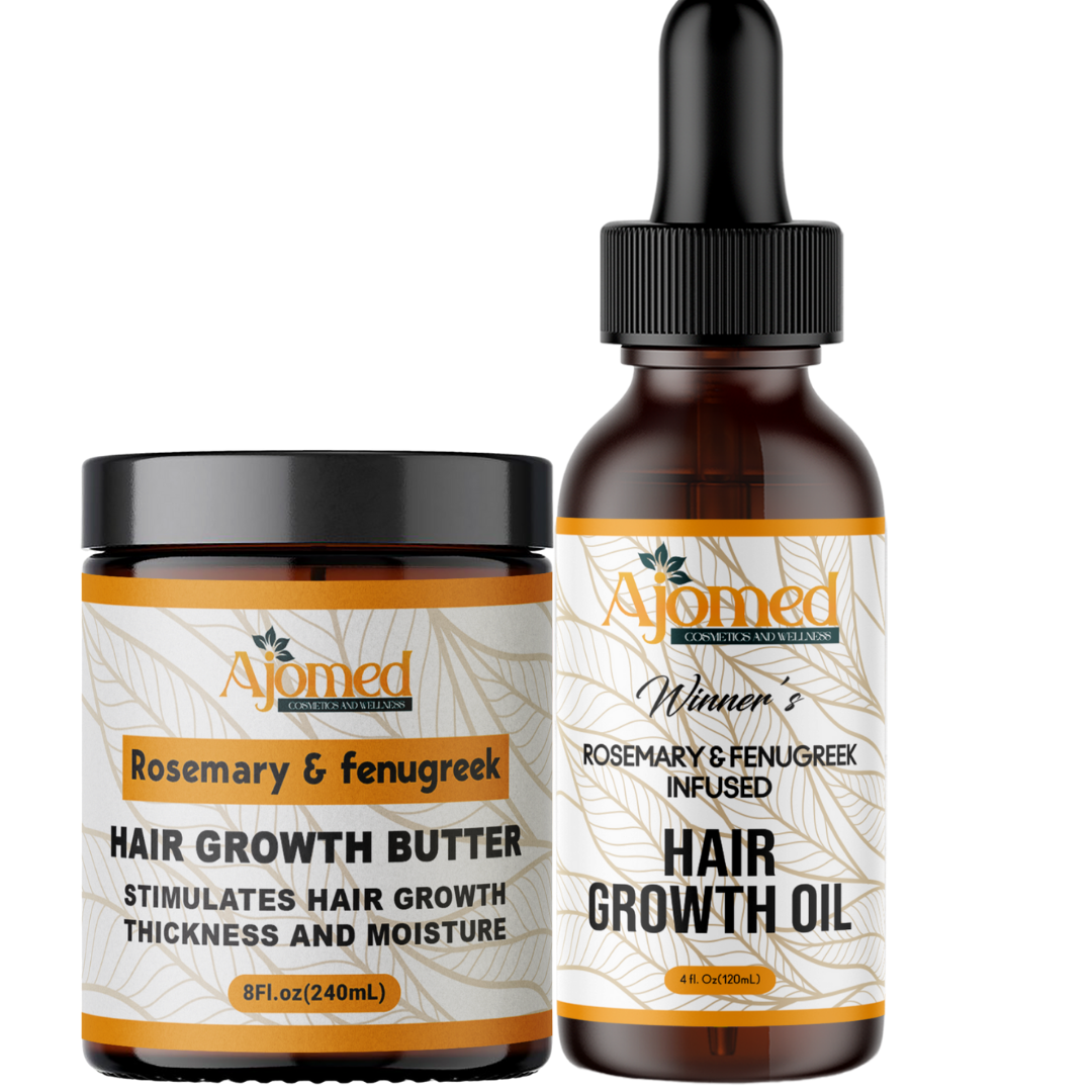 Rosemary & Fenugreek Hair Growth Butter Herbal Infused, Handmade hair butter