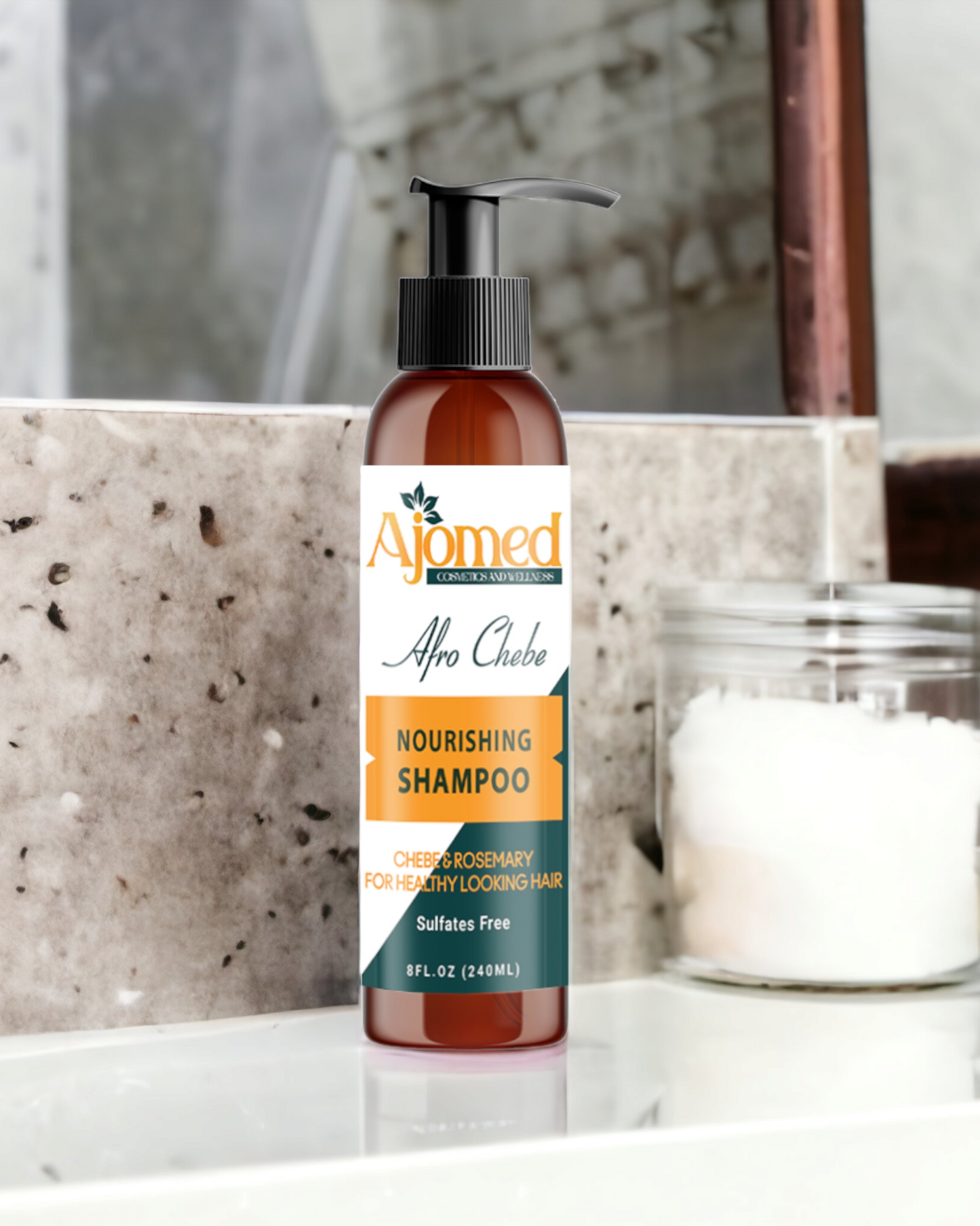 Chebe Rosemary Nourishing Shampoo for Hair Growth - Shampoo for Hair Short or Long, Shampoo for Men. Handmade shampoo