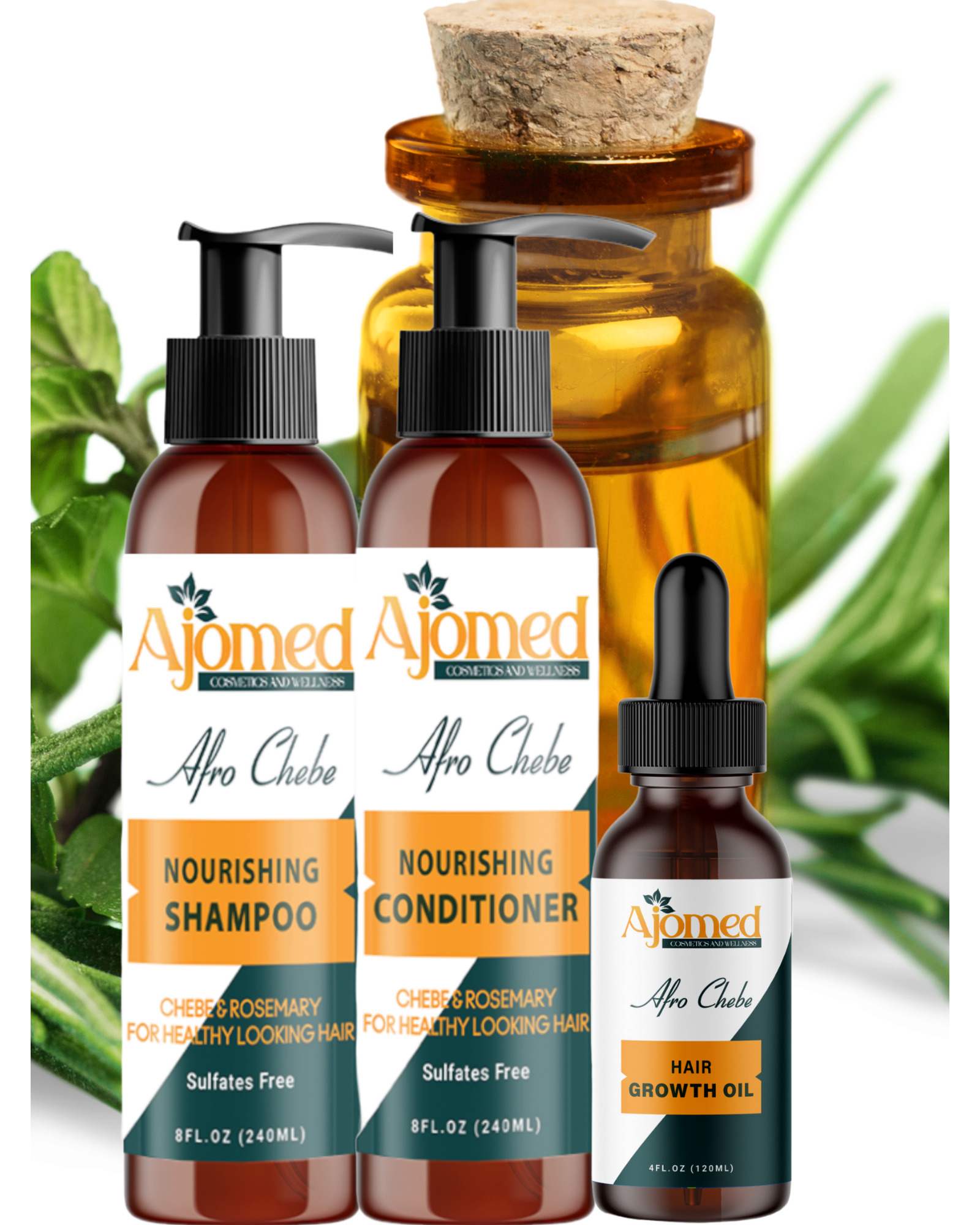 Chebe Nourishing Shampoo | Clarifying Hair Shampoo | Gentle Formula Essential Hair Growth Set With Rosemary Nourishing Ingredients