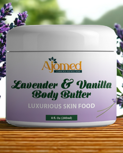 Lavender & Vanilla Body Butter - 8Fl. Oz
