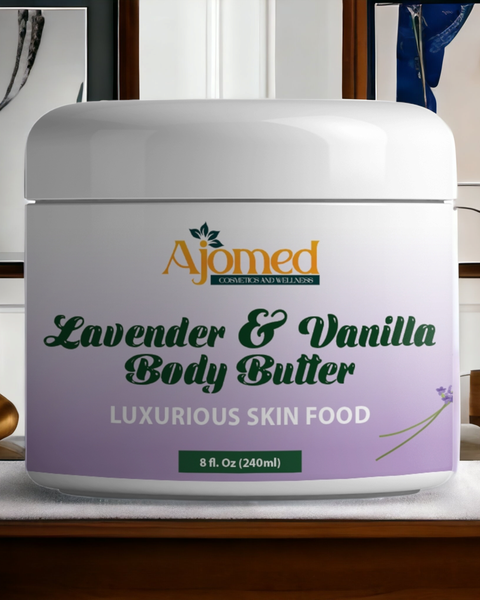 Lavender-and-vanilla-body-butter-8Fl. Oz