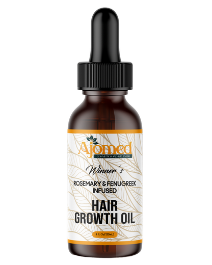 Rosemary & Fenugreek Seed Hair Growth Oil - Herbal Infused Oil - 4fl.Oz
