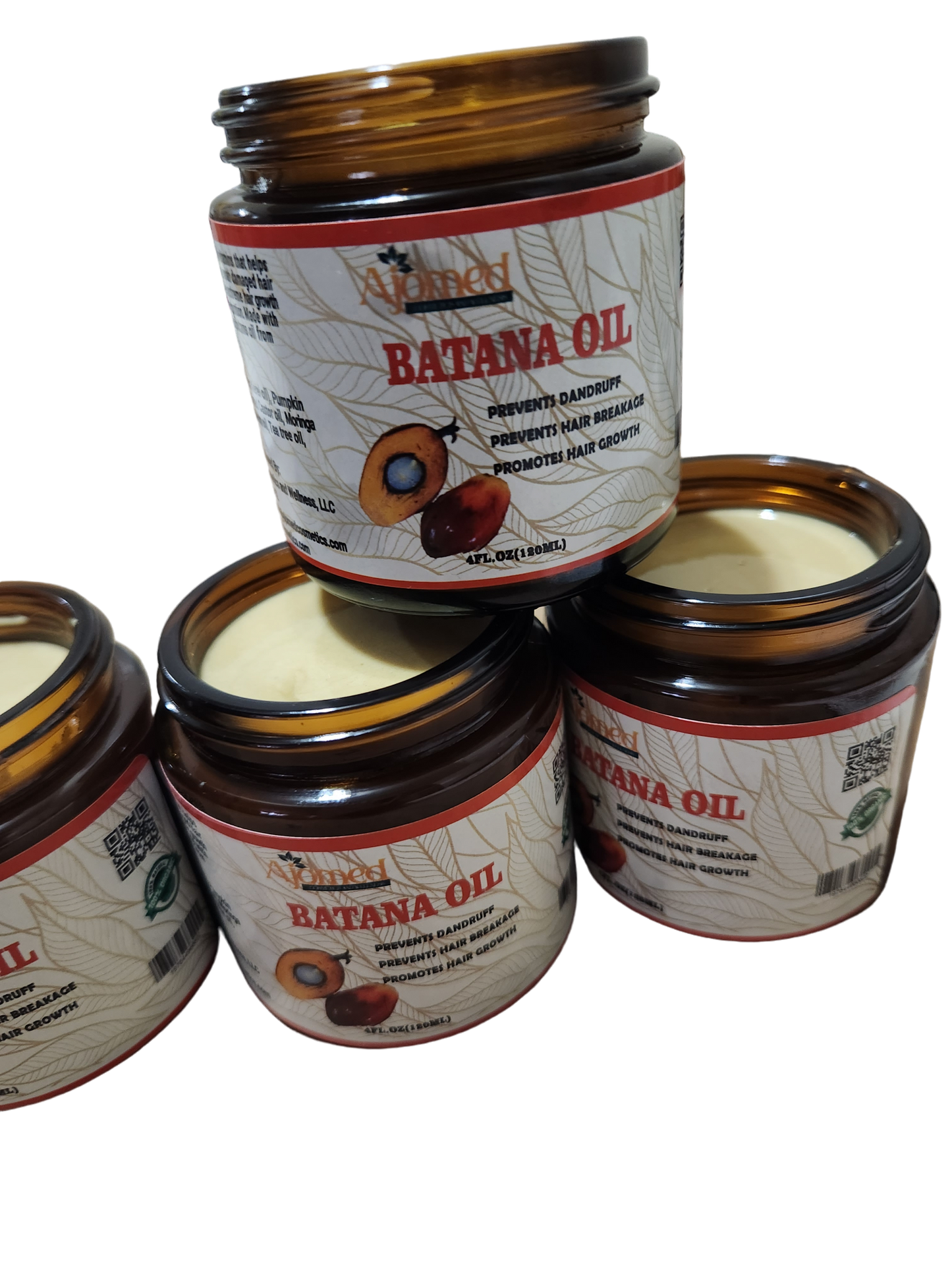 BATANA Oil Hair Growth butter- Organic, Handmade natural hair butter , leave in oil condioner-4oz