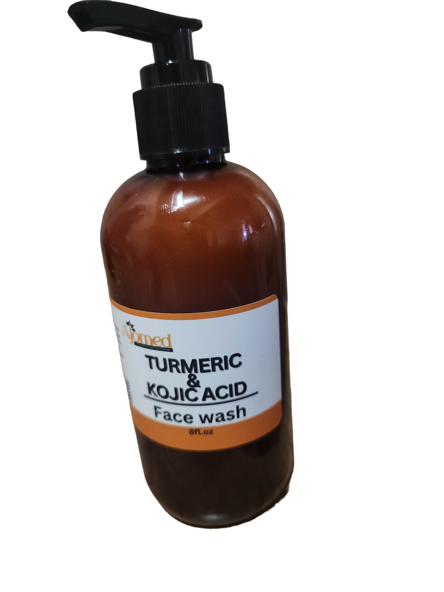 Kojic Acid & Turmeric Brightening Face Wash - handmade Turmeric Face Wash 8oz