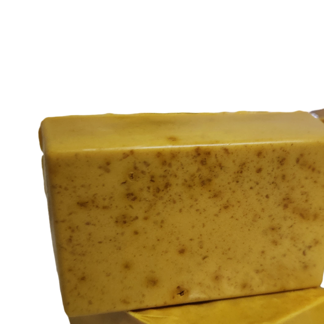 Kojic Acid & Turmeric Body Soap with Alpha Arbutin & Papaya Extract - Large Soap Loaf - 5oz