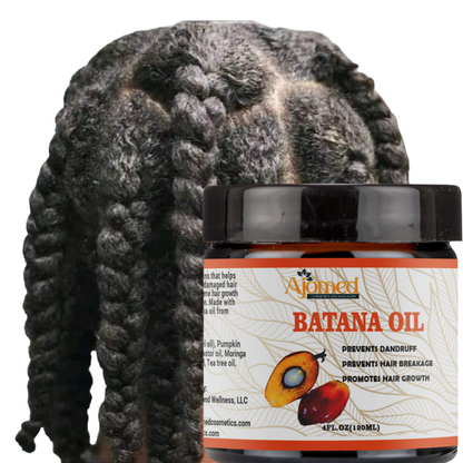BATANA Oil Hair Growth butter- Organic, Handmade natural hair butter , leave in oil condioner-4oz