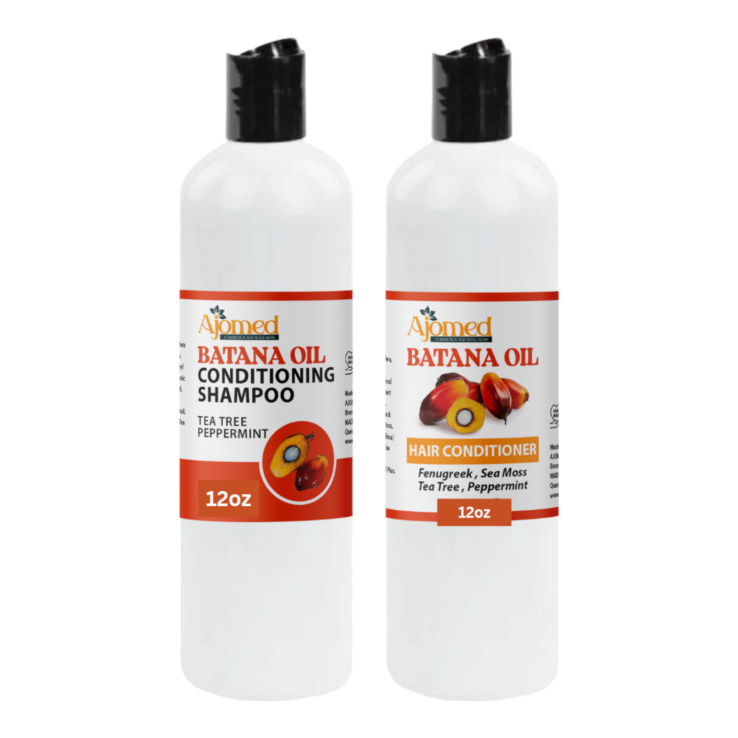 Batana oil Shampoo and Conditioner Set- made with fenugreek seed for hair growth